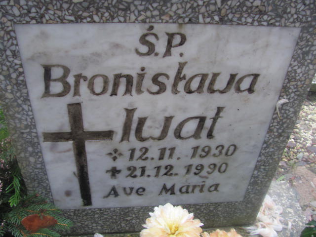 Bronisława IWAT 1930 Słupsk - Grobonet - Wyszukiwarka osób pochowanych