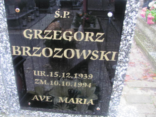 Grzegorz BRZOZOWSKI 1939 Słupsk - Grobonet - Wyszukiwarka osób pochowanych
