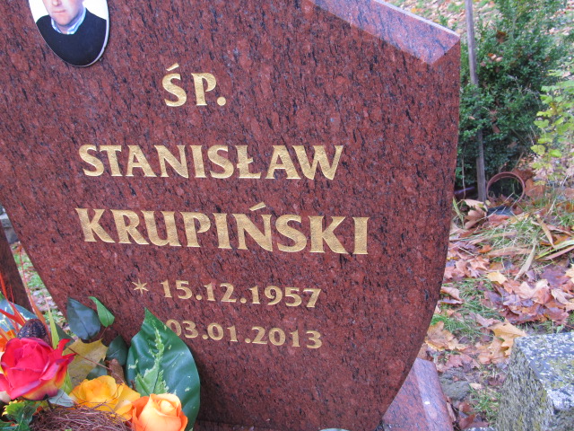 Stanisław KRUPIŃSKI 1957 Słupsk - Grobonet - Wyszukiwarka osób pochowanych