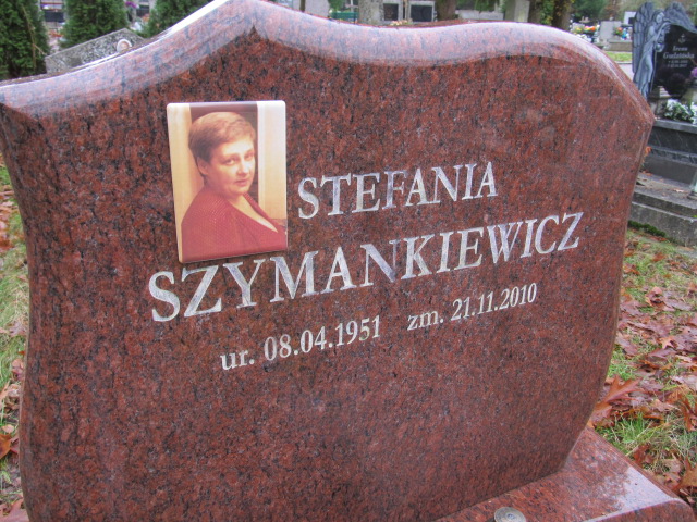 Stefania SZYMANKIEWICZ 1951 Słupsk - Grobonet - Wyszukiwarka osób pochowanych