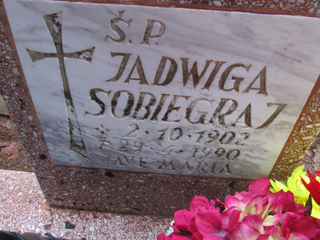 Jadwiga Sobiegraj 1902 Słupsk - Grobonet - Wyszukiwarka osób pochowanych