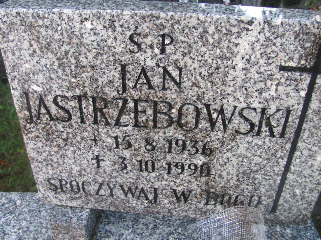 Jan JASTRZĘBOWSKI 1936 Słupsk - Grobonet - Wyszukiwarka osób pochowanych