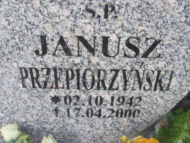 Janusz PRZEPIÓRZYŃSKI 1942 Słupsk - Grobonet - Wyszukiwarka osób pochowanych