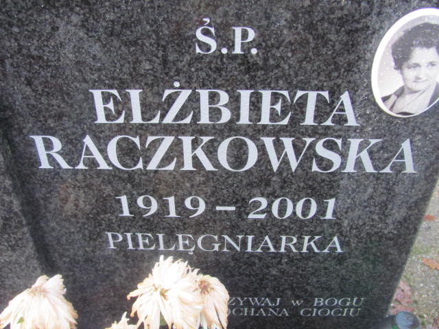 Elżbieta RACZKOWSKA 1919 Słupsk - Grobonet - Wyszukiwarka osób pochowanych