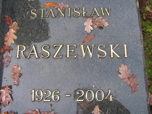 Stanisław RASZEWSKI 1926 Słupsk - Grobonet - Wyszukiwarka osób pochowanych