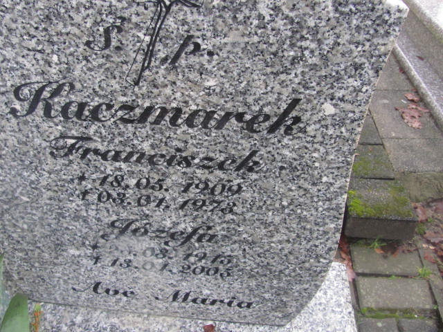 Franciszek KACZMAREK 1909 Słupsk - Grobonet - Wyszukiwarka osób pochowanych