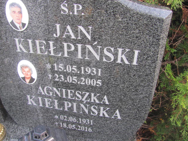 Agnieszka KIEŁPIŃSKA 1931 Słupsk - Grobonet - Wyszukiwarka osób pochowanych