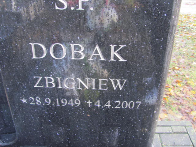 Zbigniew DOBAK 1949 Słupsk - Grobonet - Wyszukiwarka osób pochowanych