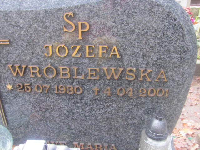 Józefa WRÓBLEWSKA 1930 Słupsk - Grobonet - Wyszukiwarka osób pochowanych