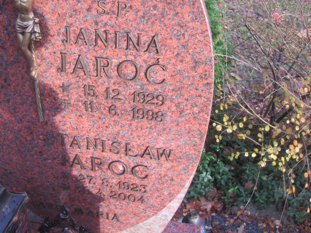 Janina JAROĆ 1929 Słupsk - Grobonet - Wyszukiwarka osób pochowanych