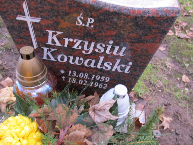Krzysztof KOWALSKI 1959 Słupsk - Grobonet - Wyszukiwarka osób pochowanych