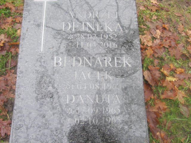 Danuta BEDNAREK 1965 Słupsk - Grobonet - Wyszukiwarka osób pochowanych