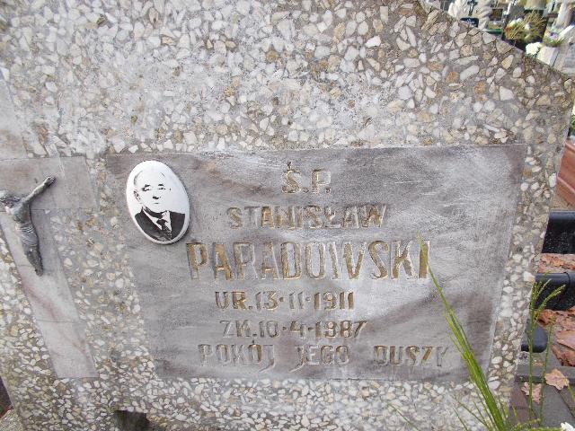 Zbigniew PARADOWSKI 1966 Słupsk - Grobonet - Wyszukiwarka osób pochowanych