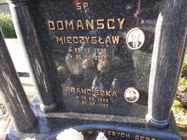 Franciszka DOMAŃSKA 1892 Słupsk - Grobonet - Wyszukiwarka osób pochowanych