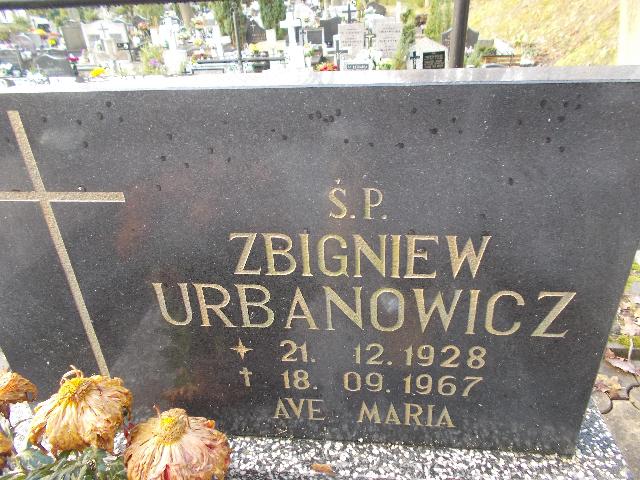 Zbigniew URBANOWICZ 1928 Słupsk - Grobonet - Wyszukiwarka osób pochowanych