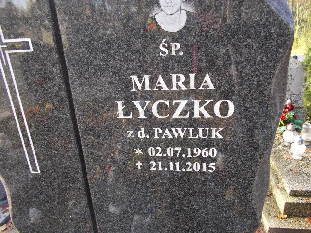 Maria ŁYCZKO 1960 Słupsk - Grobonet - Wyszukiwarka osób pochowanych