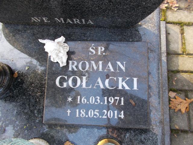 Roman GOŁACKI 1971 Słupsk - Grobonet - Wyszukiwarka osób pochowanych