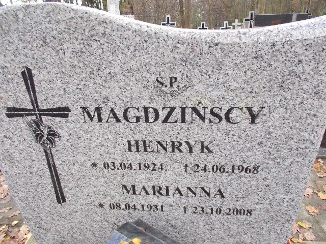 Henryk MAGDZIŃSKI 1924 Słupsk - Grobonet - Wyszukiwarka osób pochowanych