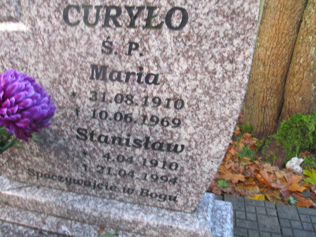 Stanisław CURYŁO 1910 Słupsk - Grobonet - Wyszukiwarka osób pochowanych
