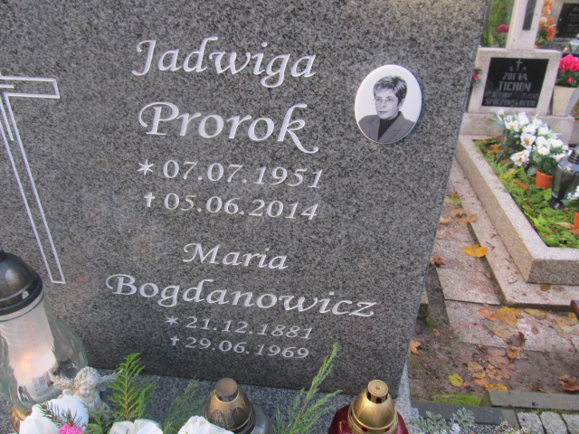 Maria BOGDANOWICZ 1881 Słupsk - Grobonet - Wyszukiwarka osób pochowanych