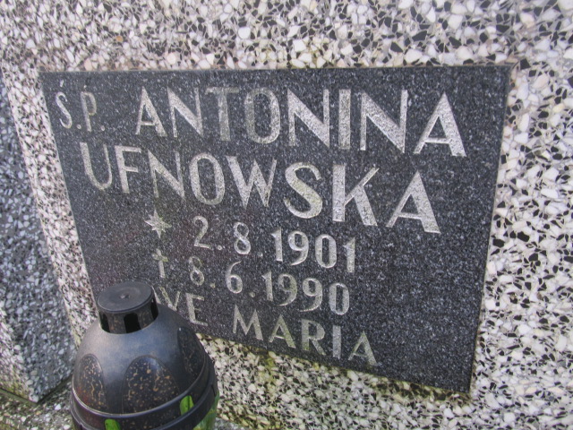 Wanda UFNOWSKA 1930 Słupsk - Grobonet - Wyszukiwarka osób pochowanych