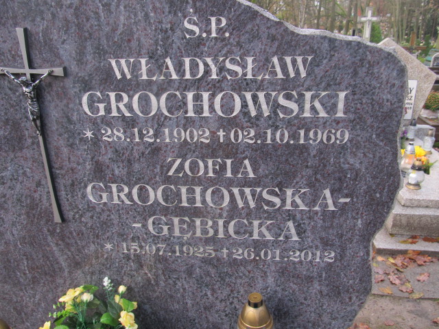 Władysław GROCHOWSKI 1902 Słupsk - Grobonet - Wyszukiwarka osób pochowanych