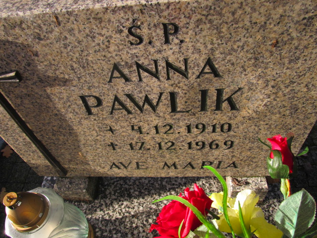 Anna PAWLIK 1910 Słupsk - Grobonet - Wyszukiwarka osób pochowanych