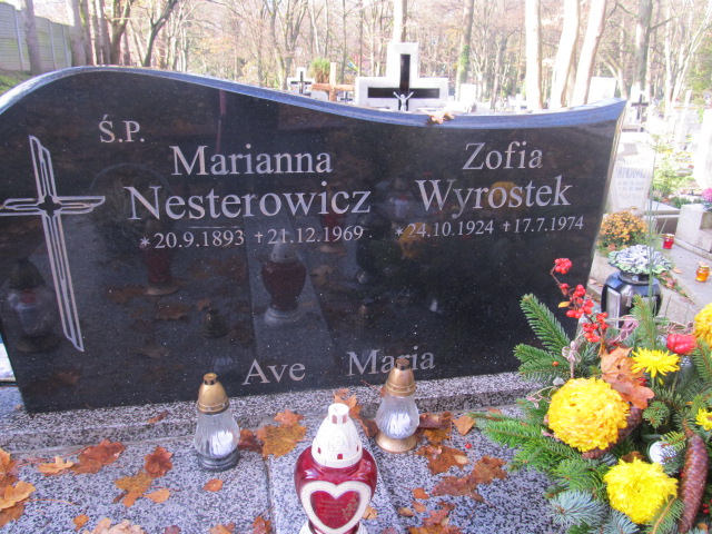 Marianna NESTEROWICZ 1893 Słupsk - Grobonet - Wyszukiwarka osób pochowanych