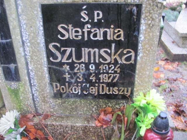 Stefania SZUMSKA 1924 Słupsk - Grobonet - Wyszukiwarka osób pochowanych