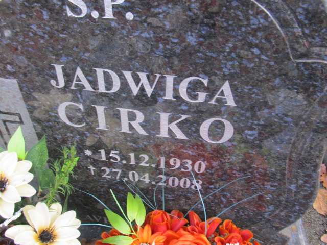 Jadwiga CIRKO 1930 Słupsk - Grobonet - Wyszukiwarka osób pochowanych