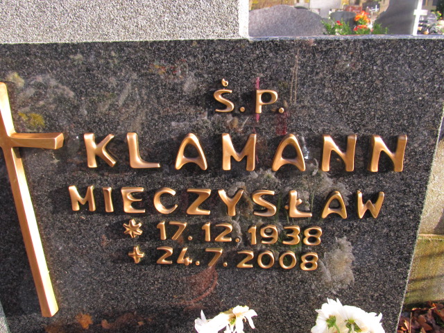 Mieczysław KLAMANN 1938 Słupsk - Grobonet - Wyszukiwarka osób pochowanych