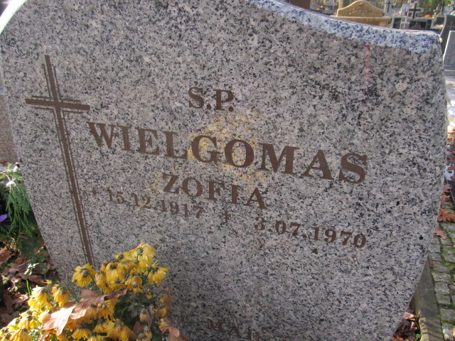 Zofia WIELGOMAS 1917 Słupsk - Grobonet - Wyszukiwarka osób pochowanych