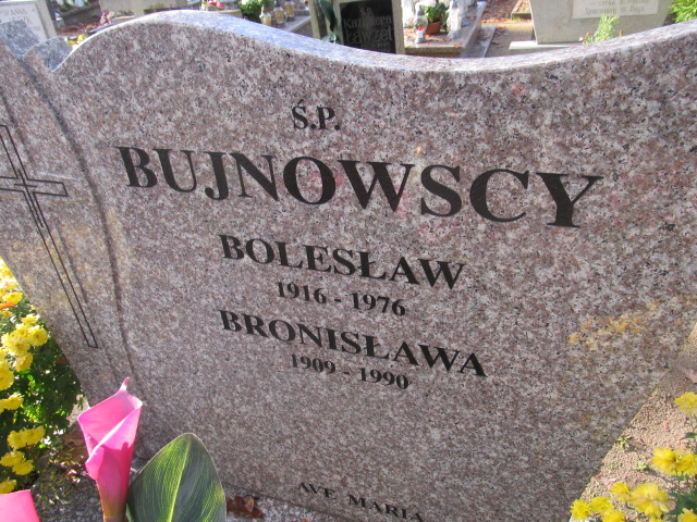 Bolesław BUJNOWSKI 1916 Słupsk - Grobonet - Wyszukiwarka osób pochowanych