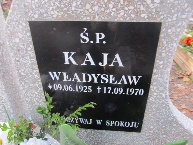 Władysław KAJA 1925 Słupsk - Grobonet - Wyszukiwarka osób pochowanych