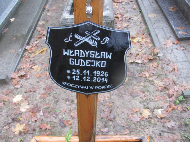 Tadeusz GUDEJKO 1952 Słupsk - Grobonet - Wyszukiwarka osób pochowanych
