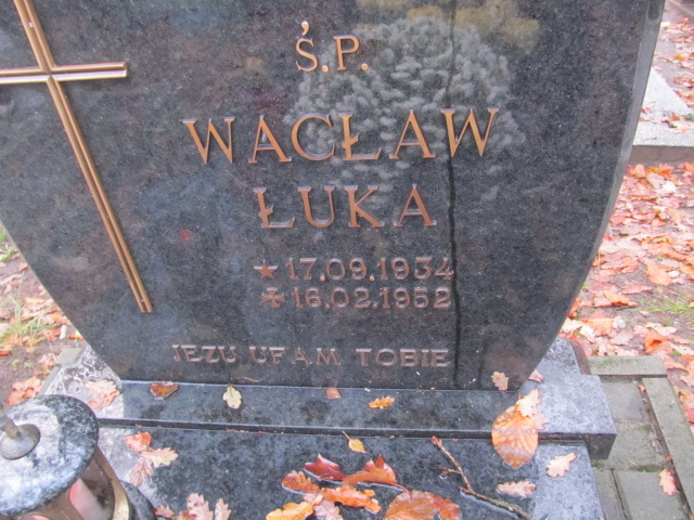 Wacław ŁUKA 1934 Słupsk - Grobonet - Wyszukiwarka osób pochowanych