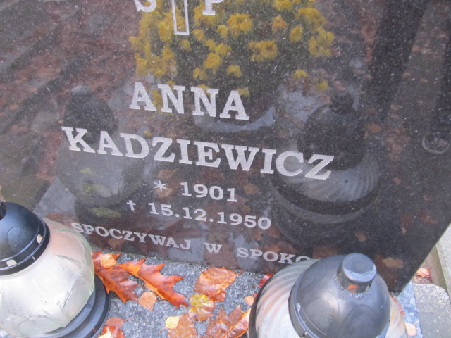 Anna KADZIEWICZ 1901 Słupsk - Grobonet - Wyszukiwarka osób pochowanych