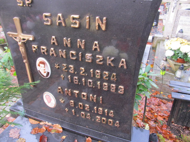 Antoni SASIN 1914 Słupsk - Grobonet - Wyszukiwarka osób pochowanych