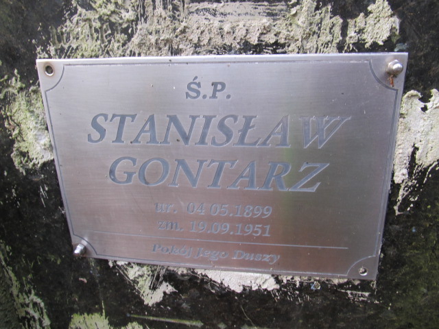 Stanisław GONTARZ 1892 Słupsk - Grobonet - Wyszukiwarka osób pochowanych