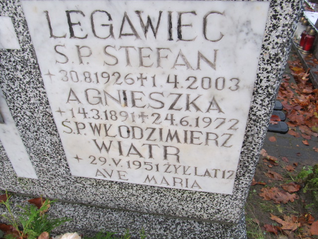 Stefan LEGAWIEC 1926 Słupsk - Grobonet - Wyszukiwarka osób pochowanych