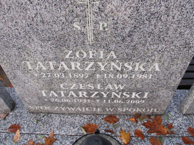 Michał TATARZYŃSKI 1899 Słupsk - Grobonet - Wyszukiwarka osób pochowanych