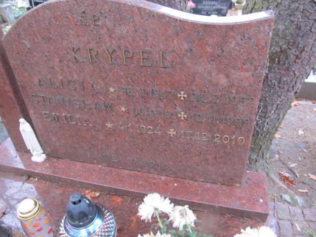 Emilia KRYPEL 1924 Słupsk - Grobonet - Wyszukiwarka osób pochowanych