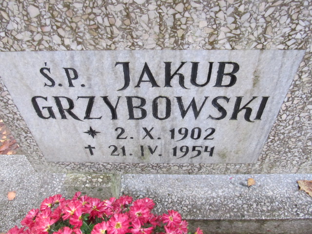 Jakub GRZYBOWSKI 1922 Słupsk - Grobonet - Wyszukiwarka osób pochowanych