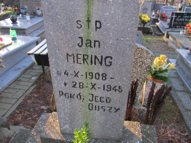 Jan MERING 1908 Słupsk - Grobonet - Wyszukiwarka osób pochowanych