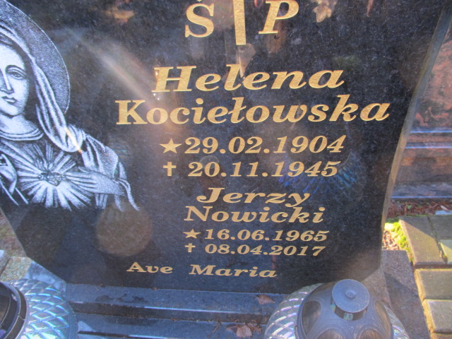 Helena KOCIEŁOWSKA 1904 Słupsk - Grobonet - Wyszukiwarka osób pochowanych