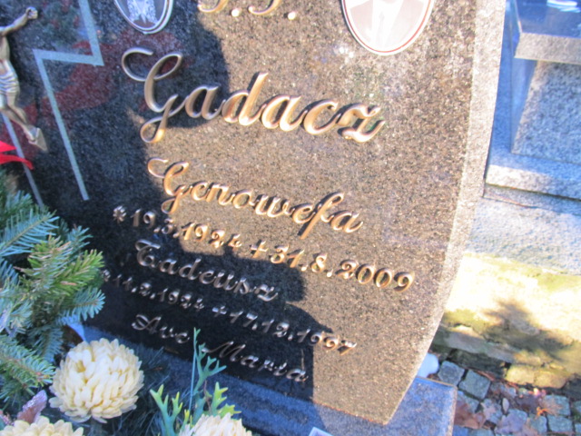 Tadeusz GADACZ 1924 Słupsk - Grobonet - Wyszukiwarka osób pochowanych