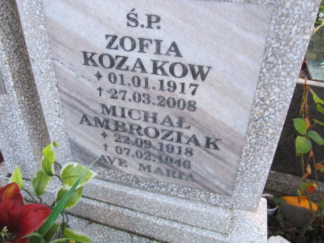 Michał AMBROZIAK 1918 Słupsk - Grobonet - Wyszukiwarka osób pochowanych