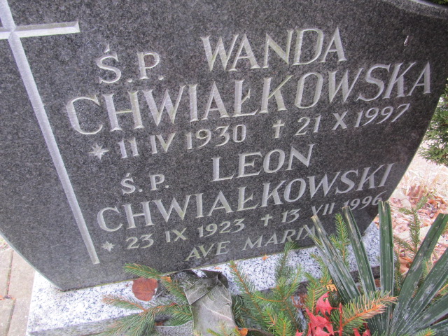 Wanda CHWIAŁKOWSKA 1930 Słupsk - Grobonet - Wyszukiwarka osób pochowanych