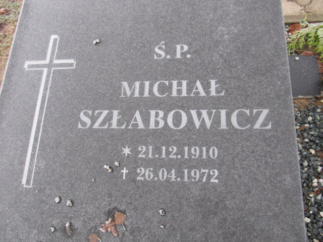 Michał SZŁABOWICZ 1910 Słupsk - Grobonet - Wyszukiwarka osób pochowanych