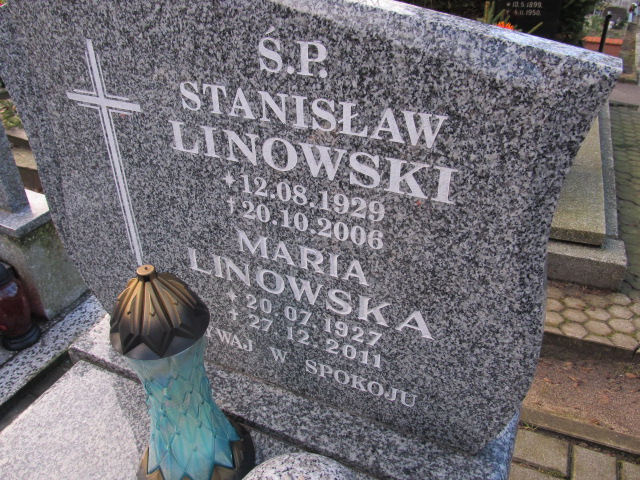 Anna LINOWSKA  1954 Słupsk - Grobonet - Wyszukiwarka osób pochowanych